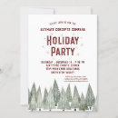Search for employee christmas invitations Watercolor