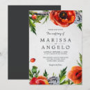 Search for red and grey wedding invitations Couple