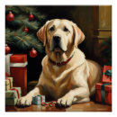 Search for christmas labrador retriever art Dog