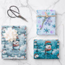 Search for snowmen wrapping paper Xmas