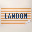 Search for orange beach towels Monogrammed
