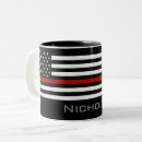 Search for fire fighter mugs Thin red line