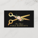 Search for luxury black business cards Hair stylist