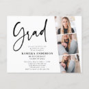Search for 3 photo graduation invitations Elegant