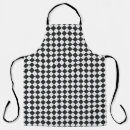 Search for black and white plaid aprons Checkered