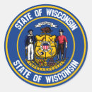 Search for wisconsin state flag stickers Usa
