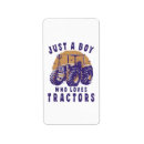 Search for farm tractor return address labels Truck