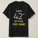 Search for 42nd birthday tshirts Floral