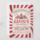 Search for carnival ticket birthday invitations Big top birthday