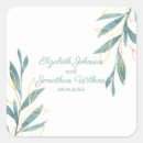 Search for golden wedding stickers Watercolor