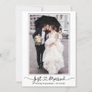 Search for bride wedding announcement cards Just married