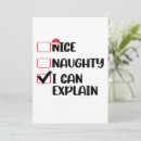 Search for naughty list invitations Funny