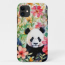 Search for panda iphone cases Watercolor