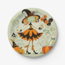 Search for vintage halloween plates Whimsical