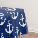 Search for sailing tablecloths navy blue