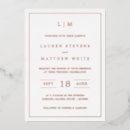 Search for foil elegant wedding invitations Timeless