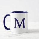 Search for navy monogram mugs Simple