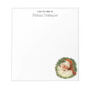 Search for santa notepads Holiday season