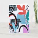 Search for abstract patterns cards Black and white