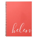 Search for coral monogram notebook notebooks Modern