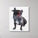 Search for french bulldog canvas prints Contemporary