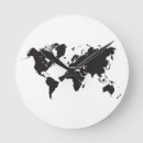 Search for world map clocks Globe