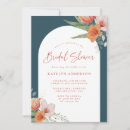 Search for teal blue bridal shower invitations Elegant