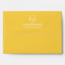 Search for yellow envelopes Return address