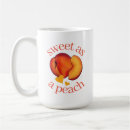 Search for peach fruit mugs Sweet