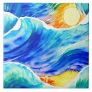 Search for ocean wave pattern tiles Blue