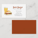 Search for burgers business cards Caterer