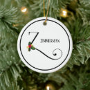 Search for letter z christmas tree decorations Elegant