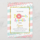 Search for doughnut baby sprinkle invitations Pastel