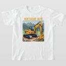 Search for birthday party boys tshirts Excavator