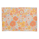 Search for orange floral pillowcases Rose