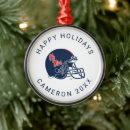 Search for football helmet christmas tree decorations Rebels