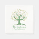 Search for family reunion napkins Simple
