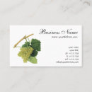 Search for white wine business cards Vineyard