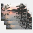 Search for at lake wrapping paper Nature