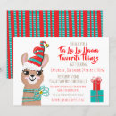 Search for fa la la la la invitations Llama