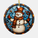 Search for funny snowman christmas tree decorations Santa