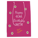 Search for happy 40th birthday gift bags Feminine