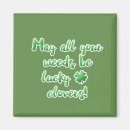 Search for irish blessing magnets Green