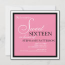 Search for feminine sweet 16 invitations Girly