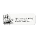 Search for sailing return address labels Schooner