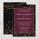 Search for rose gold and burgundy wedding invitations Black