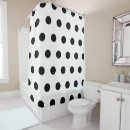 Search for black white polka dots shower curtains Trendy
