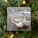 Search for goose christmas tree decorations Nature