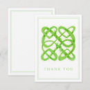 Search for celtic thank you cards Green