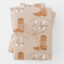 Search for cowboy boot wrapping paper Xmas